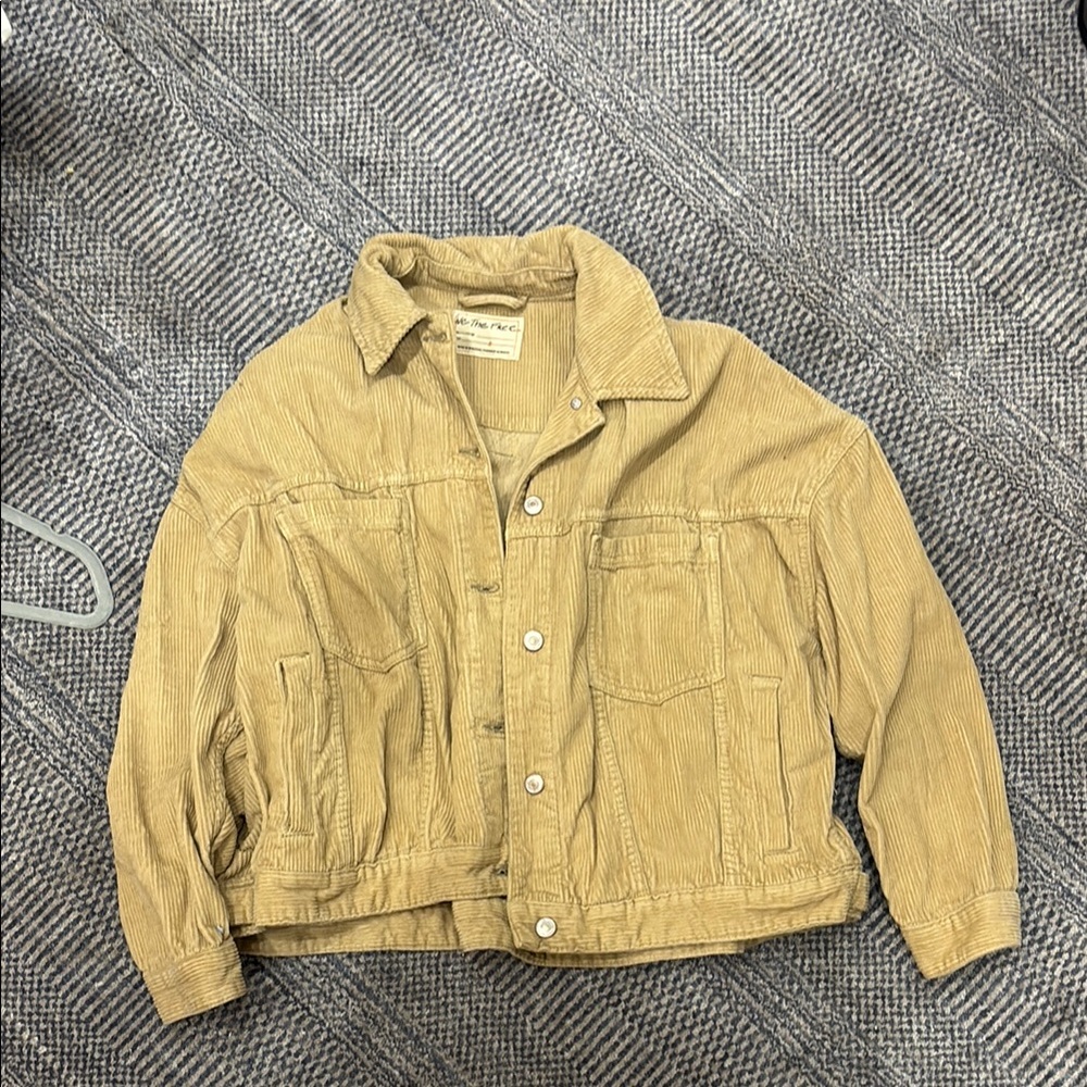 We The Free Tan Bomber Jacket